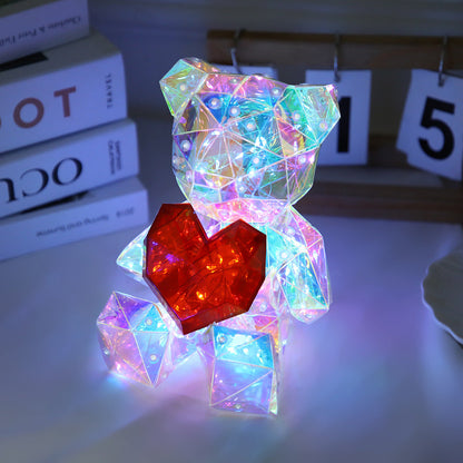 🏆N°1 en Ventas + TOP1 UK Regalos Parejas✨Oso Luminoso 16 Colores | Magia Eterna Sin Marchitar💘