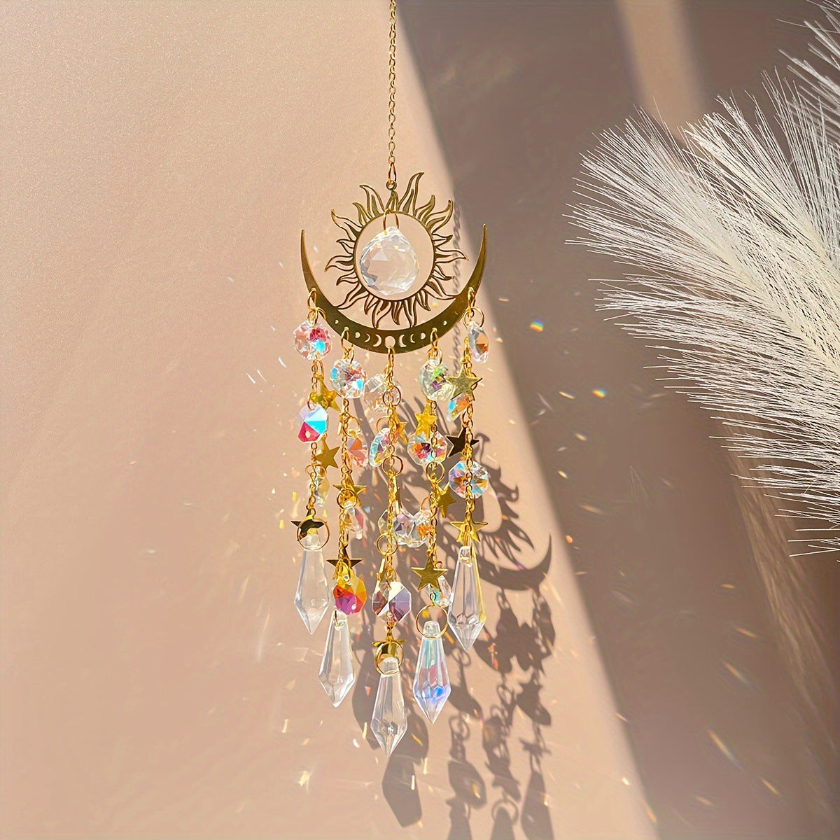 ✨ Crystal Sun Catcher, lndoor Decoración al aire libre para la ventana Dormitorio Patio Garden