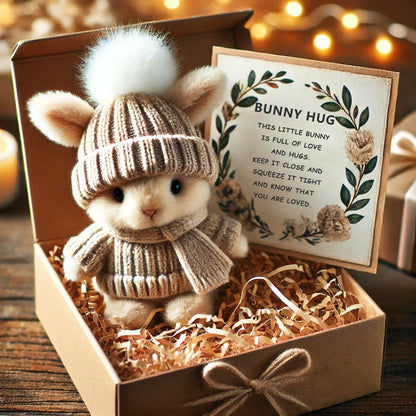 🔥Último día: COMPRA 3 Y LLEVA 1 GRATIS - Abrazo de Conejito🐇Hecho a mano, Regalo Lindo de Pascua🎁