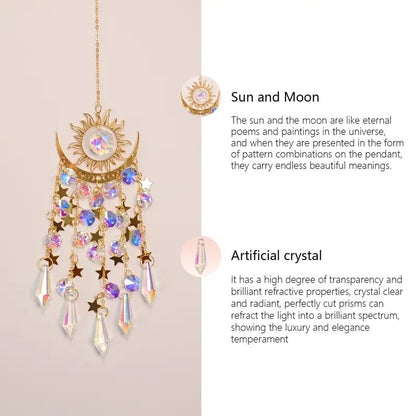 ✨ Crystal Sun Catcher, lndoor Decoración al aire libre para la ventana Dormitorio Patio Garden