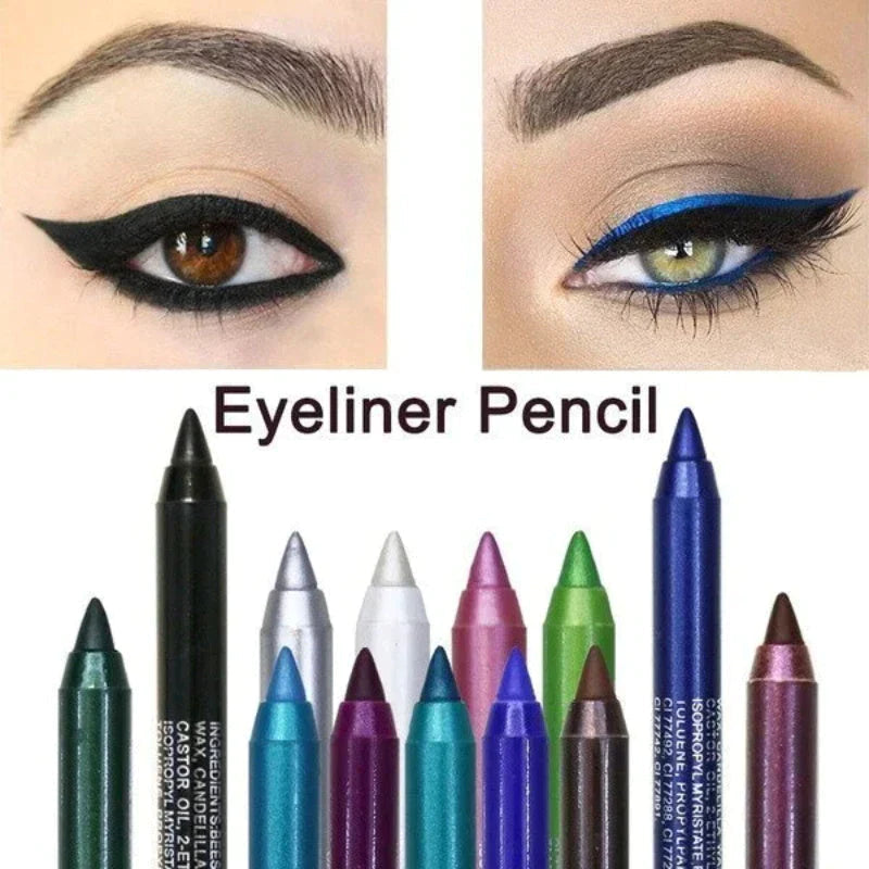 Set da 14 Pezzi di Eyeliner in Gel Impermeabili