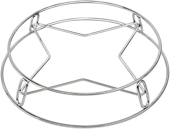 Rejilla Vaporera Redonda de Acero Inoxidable para Cocina