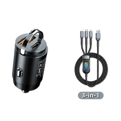 Cargador para Auto de Carga Rápida 100W, Multicompatible con USB-C