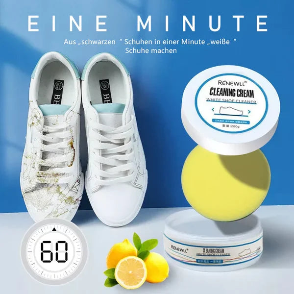 Crema limpiadora multifunción para calzado
