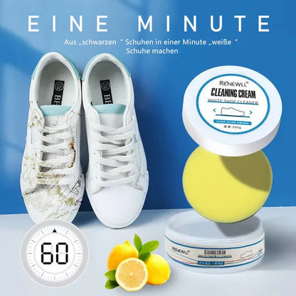 Crema limpiadora multifunción para calzado