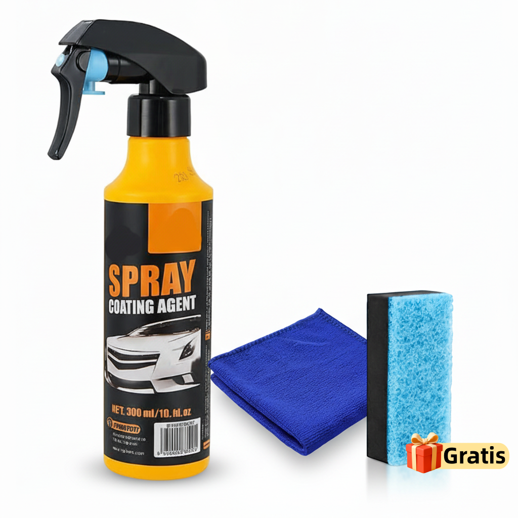 Spray de recubrimiento nanohidrofóbico para automóviles