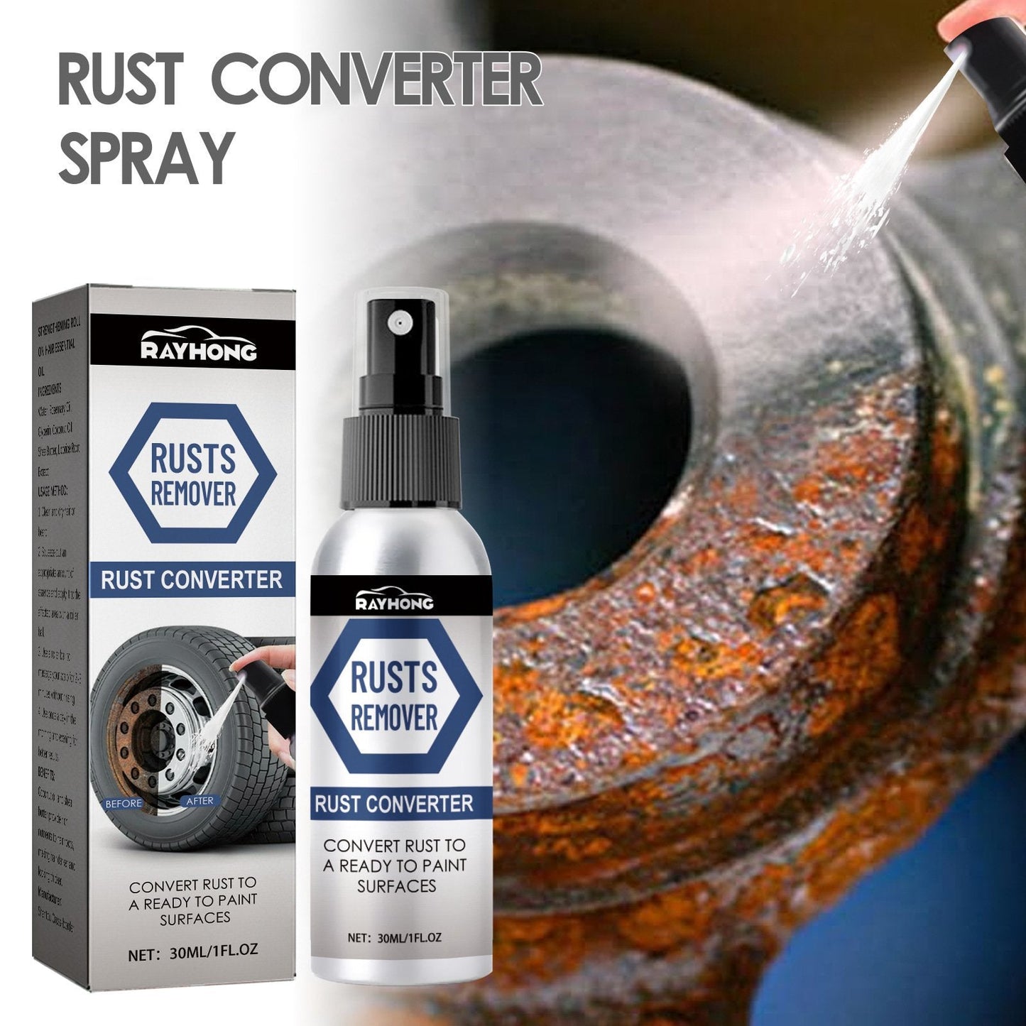 💕Compra 2 y llévate 1 gratis 🔥Powerful Rusts Converter Spray