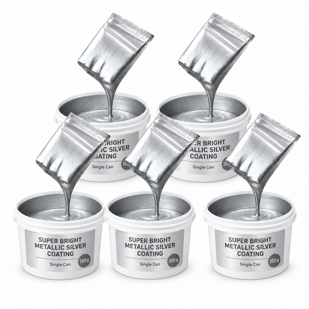 🎨 Vernice metallizzata argento a base d’acqua per rinnovare il metallo