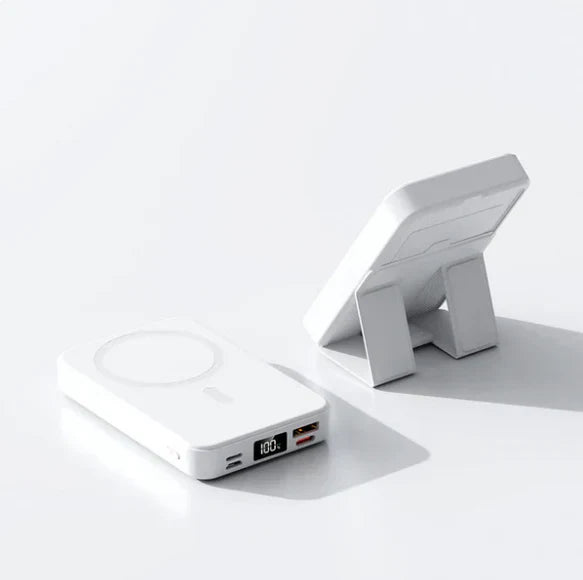 🔥Por tiempo limitado 50% de descuento⚡Batería externa inalámbrica portátil con imán (10000mAh)