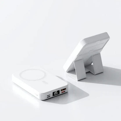 🔥Por tiempo limitado 50% de descuento⚡Batería externa inalámbrica portátil con imán (10000mAh)