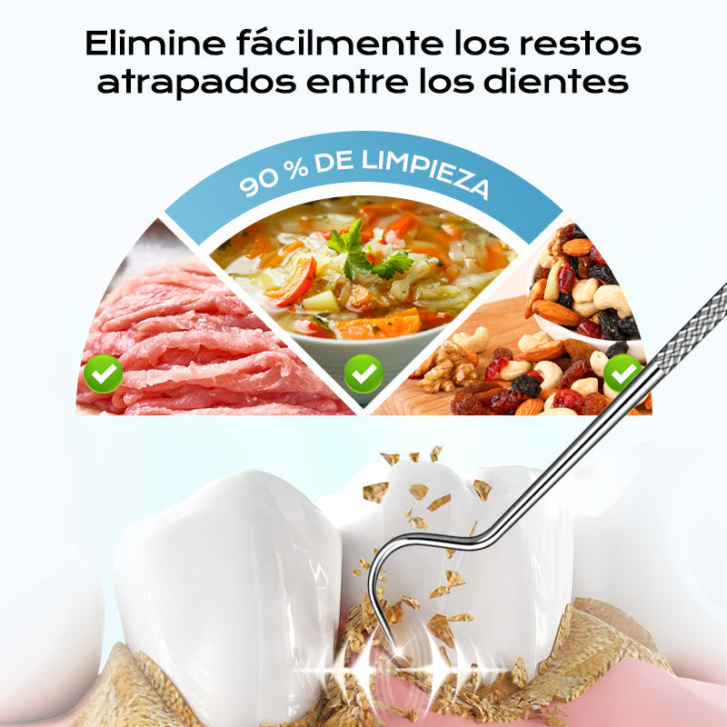 🔥Juego de palillos de dientes de acero inoxidable 7pcs