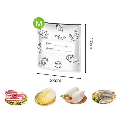 🔥Éxito de ventas mundial🍗 ¡Oferta por tiempo limitado! Compra 2 y llévate 1 gratis🥦Bolsas de almacenamiento reutilizables con cierre hermético de papel de aluminio.