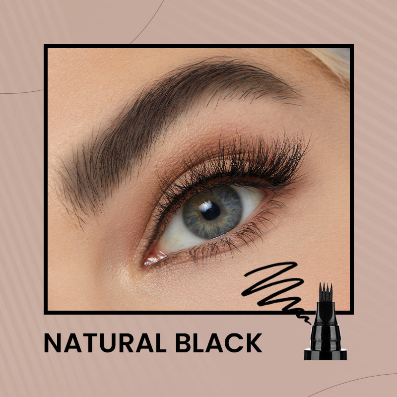 🔥¡Compre 3 y llévese 5 gratis（8 piezas）!🔥Lápiz de cejas y barba de cuatro puntas resistente al agua