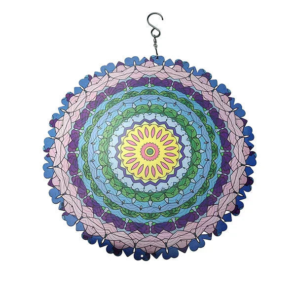 Campanas de Viento Coloridas con Mandala 3D