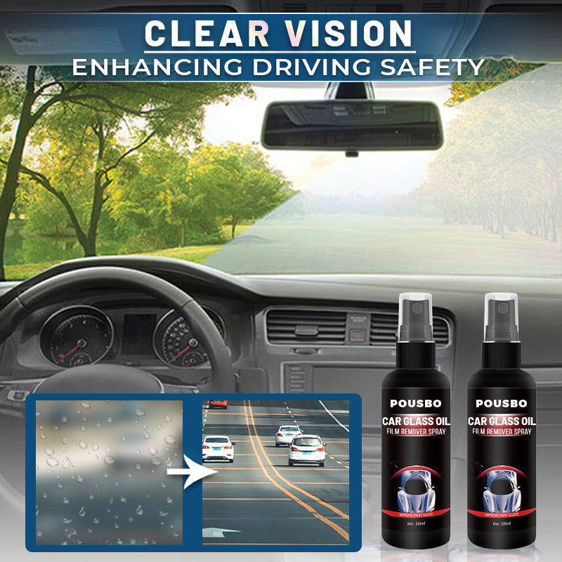 ✨✨✨Compre 2 y llévese 3 gratis✨✨✨ - Spray desengrasante para cristales de coche