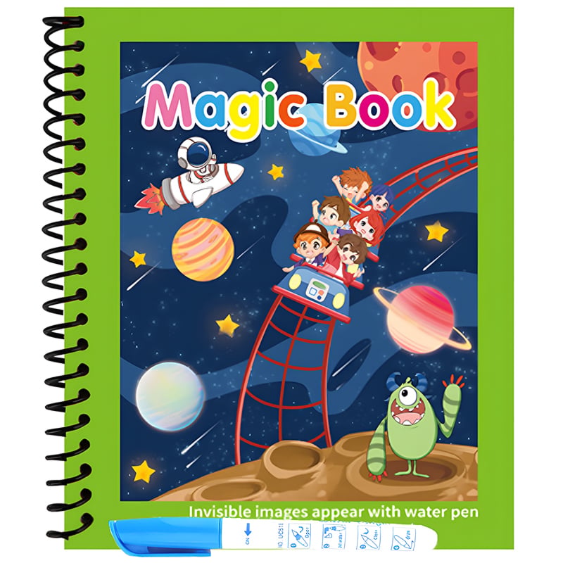 🌹COMPRA 1 Y LLÉVATE 1 GRATIS🔥Promoción de verano 🎁✨️Libro mágico de agua📚️🎨🧠