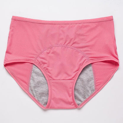 🔥Compra 5 y llévate 5 gratis🔥Bragas de cintura alta a prueba de fugas para mujer