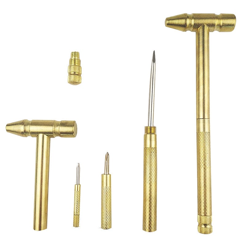 🔥【OFERTA IMPERDIBLE】🔥😫 Herramientas pesadas/funcionalidad limitada/material frágil? Mini martillo 6 en 1 cobre, solo 65 unidades⚡️