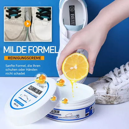 Crema limpiadora multifunción para calzado