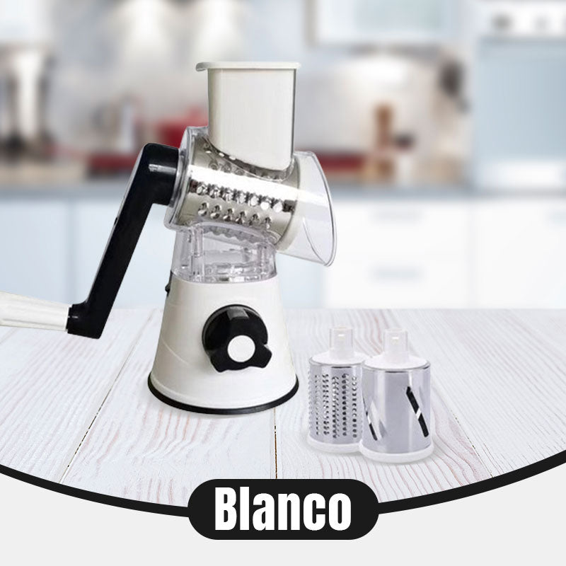 🔥 2025 Venta de cocina 🔥 Rallador manual multifuncional giratorio y picadora 🚀🥕