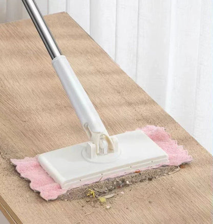 👍Toallitas húmedas automáticas, mopa limpiadora【multiusos para dormitorio, baño y cocina】- no ensucia las manos, muy conveniente