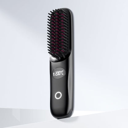 Plancha de Cabello Inalámbrica 2 en 1 con Pantalla LED