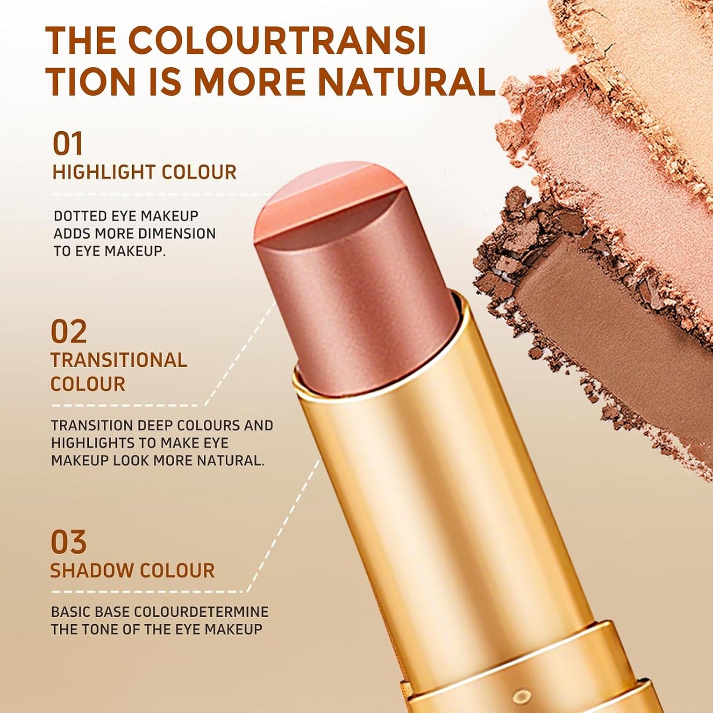 🏆 Oferta Flash ⚡ ¡+50K vendidos! Casi agotado – 💥 Lápiz de sombra de ojos 3 colores