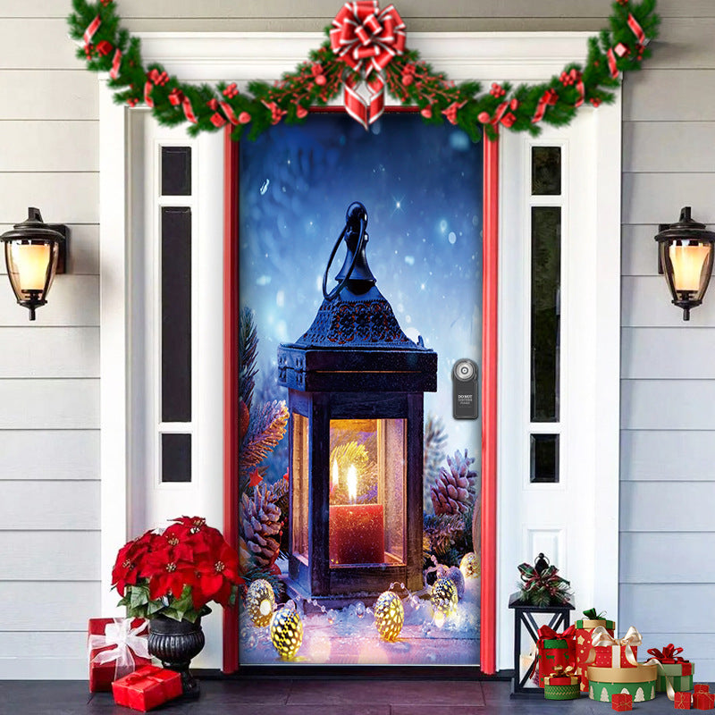 🎅 ¡Oferta Navideña! 50% de Descuento 🎄 🚪 Decoración Navideña para Puerta de Entrada