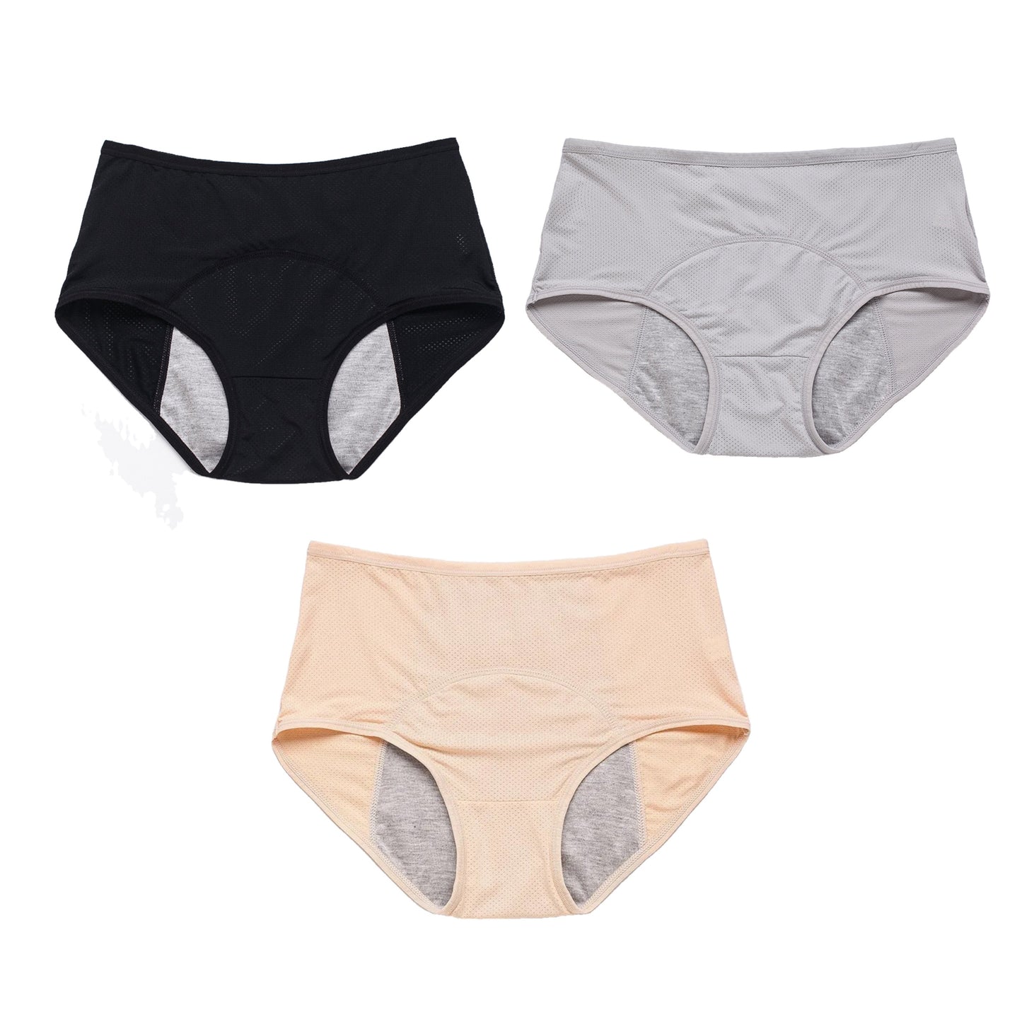 🔥Compra 5 y llévate 5 gratis🔥Bragas de cintura alta a prueba de fugas para mujer