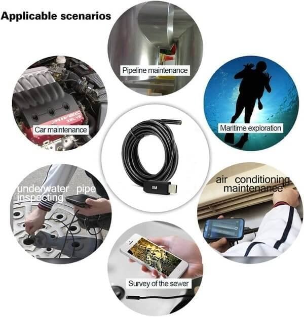 Endoscopio 3 en 1, se puede utilizar para exploración física.