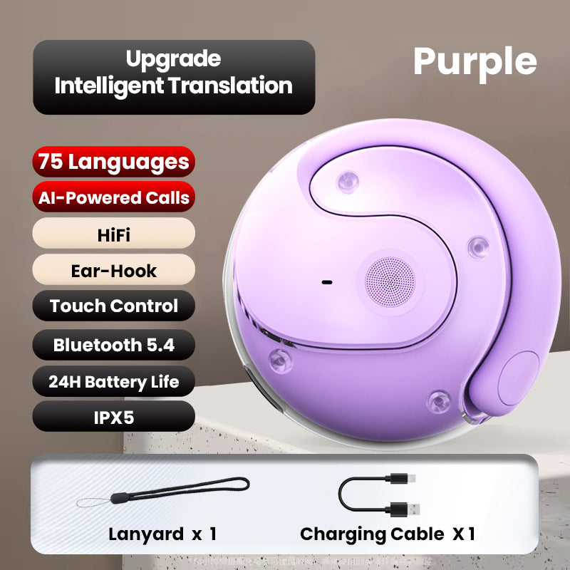 🎉¡OFERTA IMPERDIBLE! 50% DE DESCUENTO🎉🎧Auriculares Bluetooth inteligentes con traducción