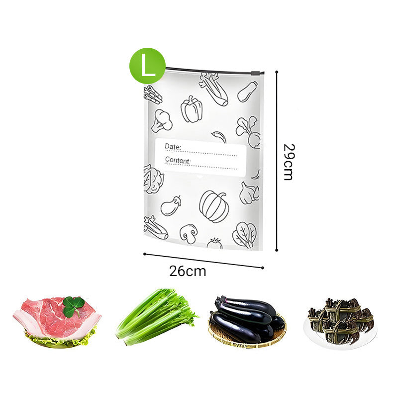 🔥Éxito de ventas mundial🍗 ¡Oferta por tiempo limitado! Compra 2 y llévate 1 gratis🥦Bolsas de almacenamiento reutilizables con cierre hermético de papel de aluminio.