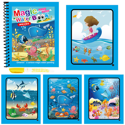 🌹COMPRA 1 Y LLÉVATE 1 GRATIS🔥Promoción de verano 🎁✨️Libro mágico de agua📚️🎨🧠