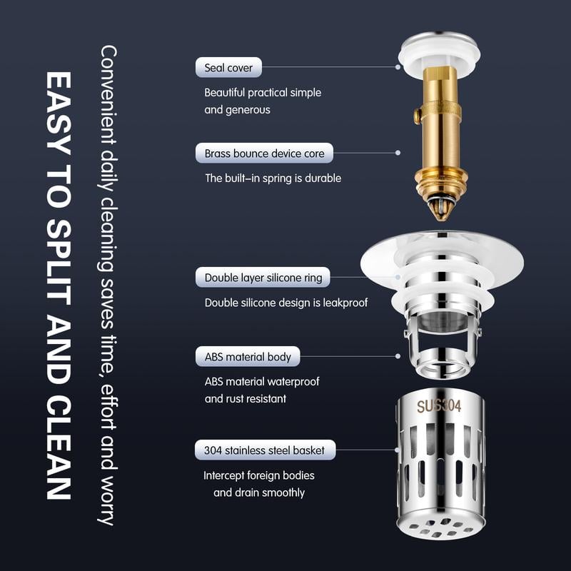 💥COMPRE 1 y llévese 1 GRATIS💥Colador universal de acero inoxidable para desagües