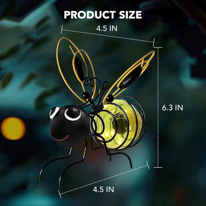 🐝Envío gratuito y 50 % de descuento🐝Lámpara solar colgante con forma de abeja para exteriores