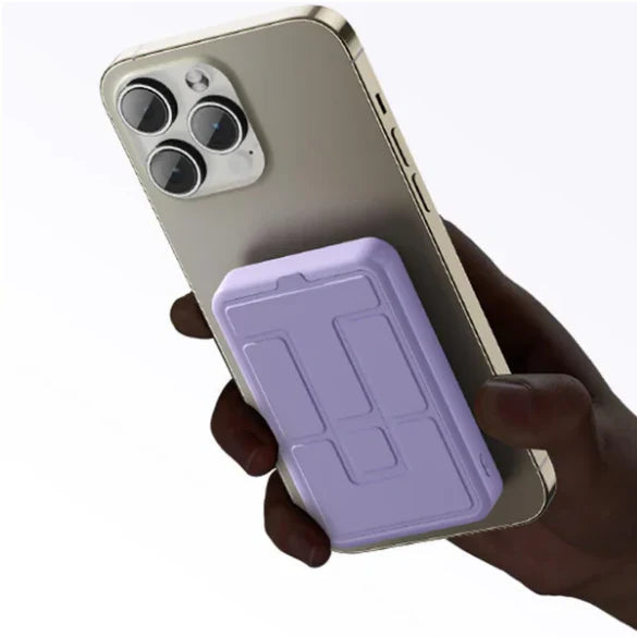 🔥Por tiempo limitado 50% de descuento⚡Batería externa inalámbrica portátil con imán (10000mAh)