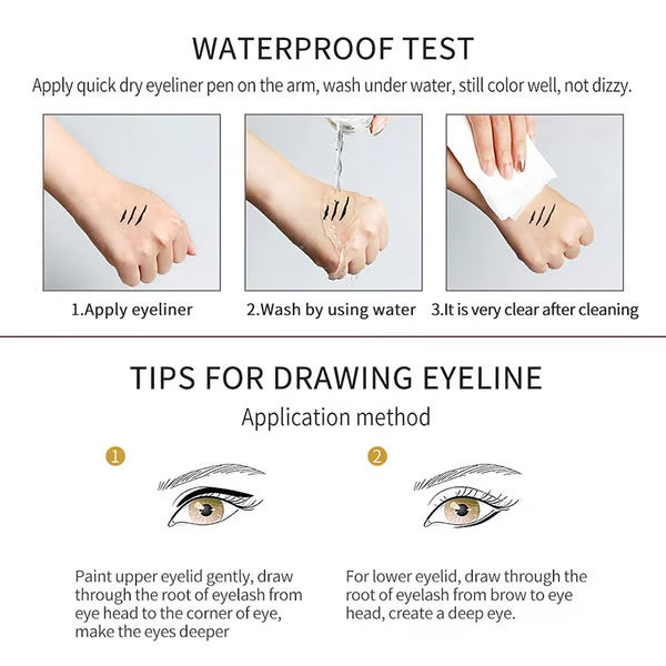 Set da 14 Pezzi di Eyeliner in Gel Impermeabili