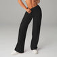 🔥 50% DE DESCUENTO 🔥Pantalones casuales de mujer de cintura alta y pierna ancha 👖✨