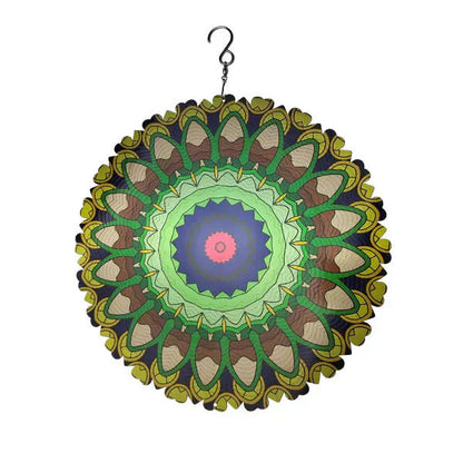 Campanas de Viento Coloridas con Mandala 3D