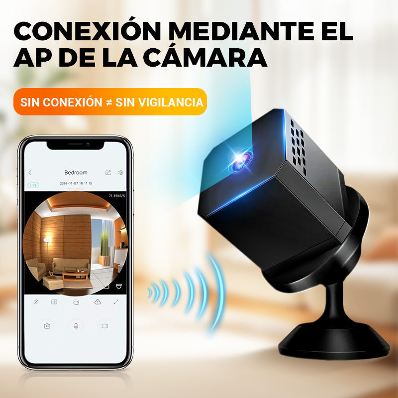 🔥 50% DE DESCUENTO 🛡️ Mini Cámara de Seguridad HD con Visión Nocturna – Protección Total para tu Hogar 🌙📹