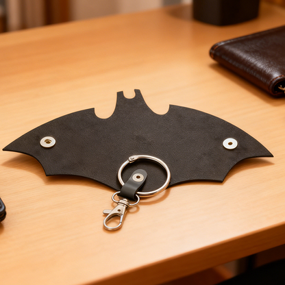 Monedero de Piel PU con Forma de Murciélago