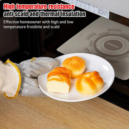 Guantes de Alambre para Lavar Platos - Resistentes a Cortes y Flexibles, Protegen las Manos de Bordes Filosos y Agua Caliente, Duraderos para el Uso Diario
