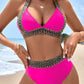 🔥Last Day Promotion 50% OFF🔥Sexy V-neck Women's Holiday Swimsuit With Wavy Pattern