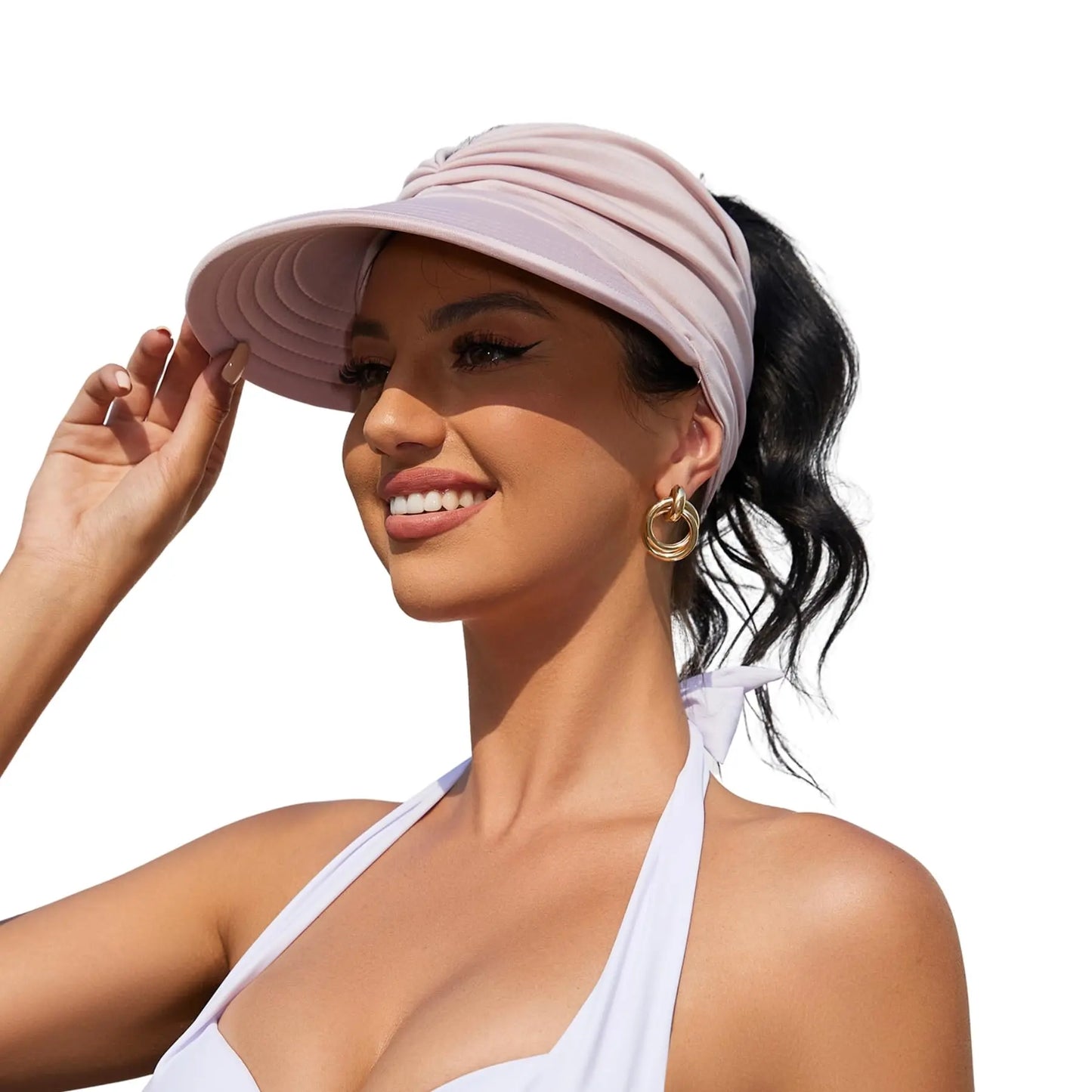 🔥Gorra con visera para mujer con protección UV UPF 50+