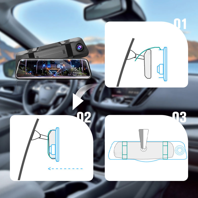 🔥LAST DAY SALE 49% OFF🔥Rear View Mirror Dash Cam
