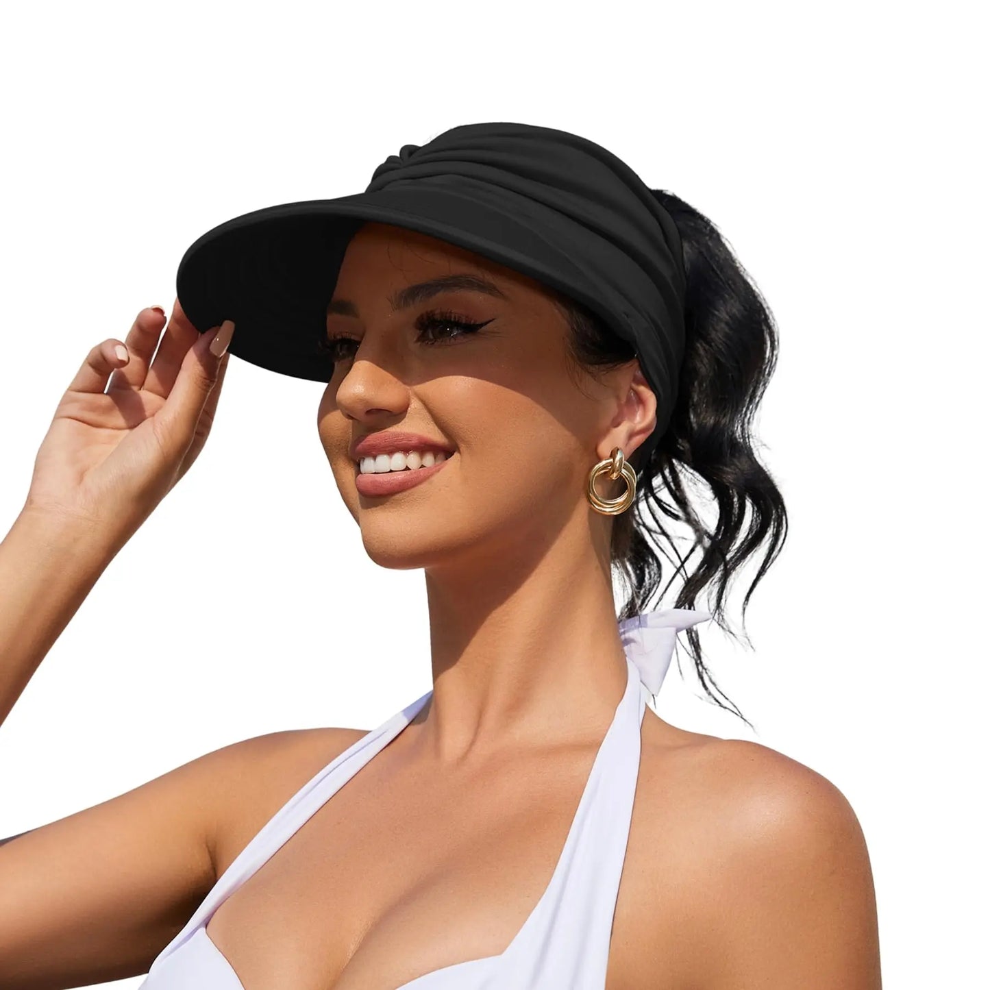 🔥Gorra con visera para mujer con protección UV UPF 50+