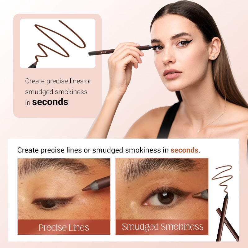 🔈🔈 60 % DE DESCUENTO AHORA 💜 COMPRA 1 Y LLÉVATE 1 GRATIS 💜 Delineador de ojos en gel impermeable y resistente al agua (ideal para la playa)