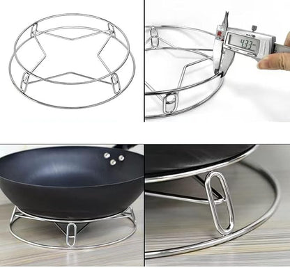 Rejilla Vaporera Redonda de Acero Inoxidable para Cocina