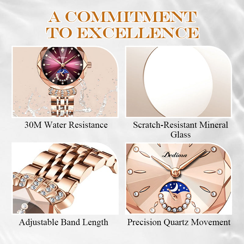 🔥Reloj de moda para mujer Diamond Moon Star