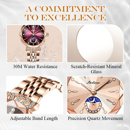 🔥Reloj de moda para mujer Diamond Moon Star